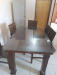 Dining table with six chair